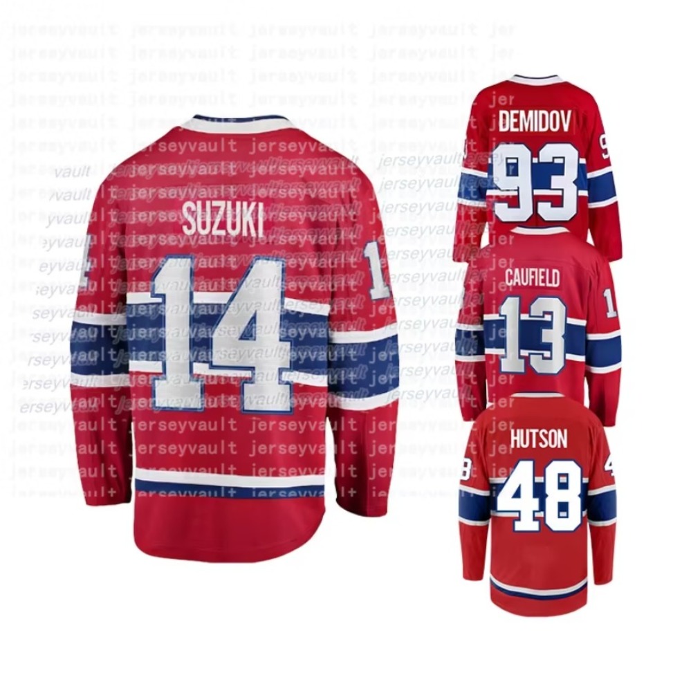 Buyers Picks Nick Suzuki Montreal Hockey Jersey Cole Caufield Carey Price Mike Matheson Juraj Slafkovsky Sean Monahan Alex Newhook Brendan Gallagher