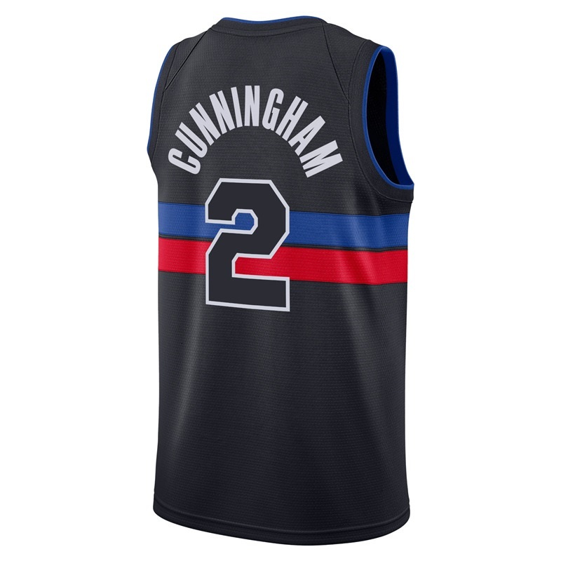 Cade Cunningham Basketball Jersey Jaden Ivey Jalen Duren Ausar Thompson Isaiah Stewart Tobias Harris Caris LeVert Ron Holland II City Tolu Smith Dunca