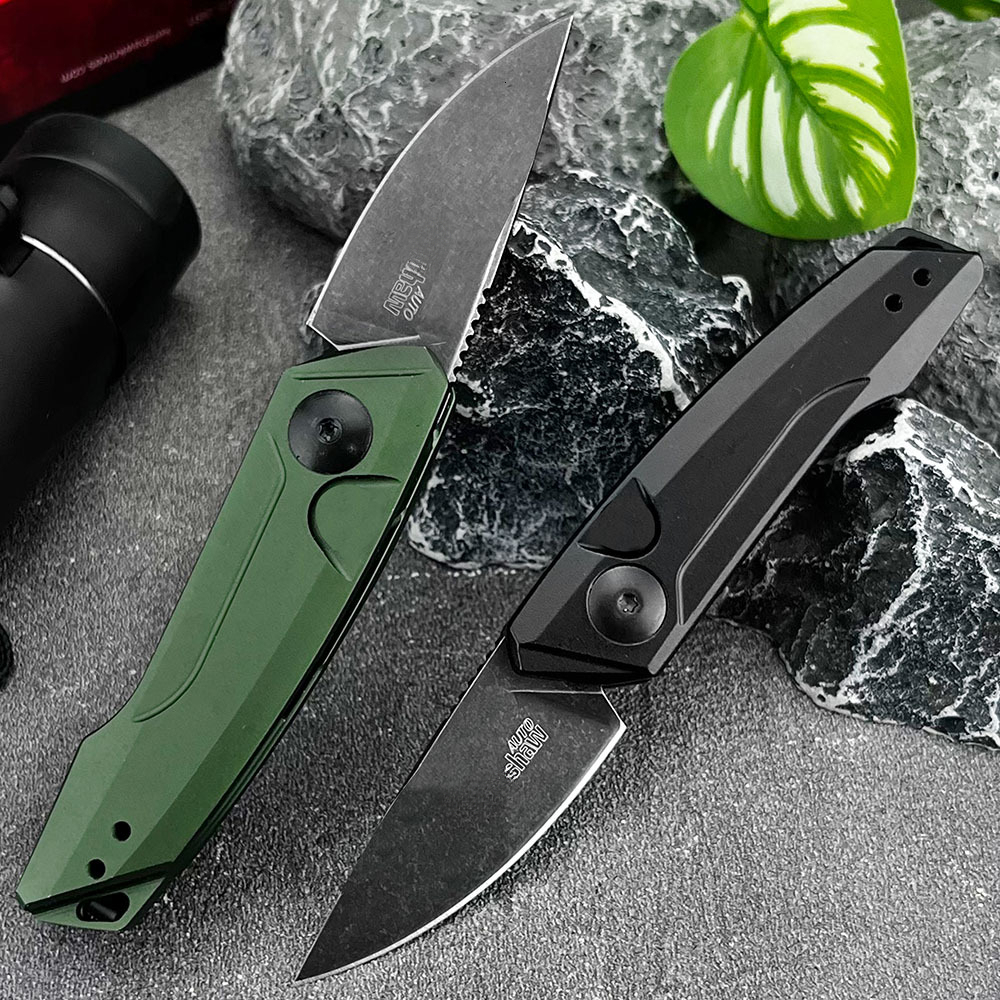 High-Quality KS 7250 Pocket Folding Knife 8Cr13MoV Blade Aluminum Alloy Handle Outdoor Camping Fishing Everyday Carry Knives
