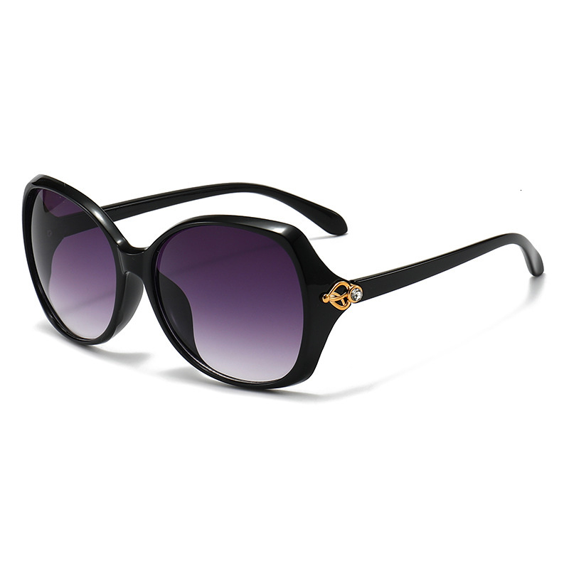 Retro Leopard Print Large Frame Designer Sunglasses Luxury Trendy Brand Sun Shading And UV Protection For Women Outdoor Sports And Cycling Glasses