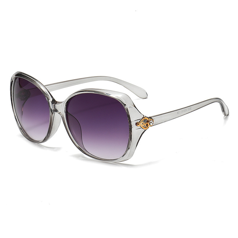 Retro Leopard Print Large Frame Designer Sunglasses Luxury Trendy Brand Sun Shading And UV Protection For Women Outdoor Sports And Cycling Glasses