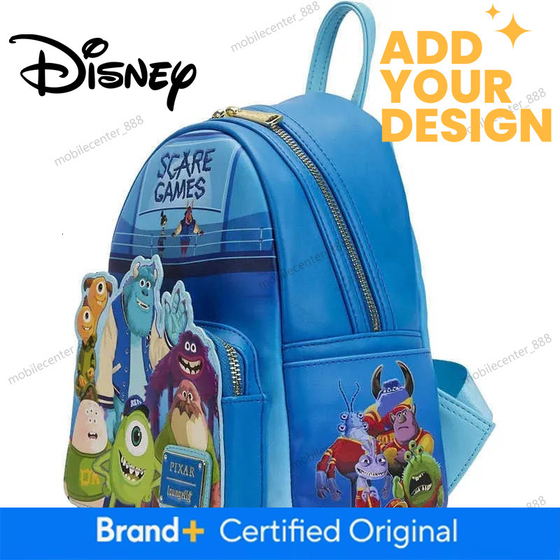 Genuine Disney Loungefly Pixar Monsters University Anime Peripheral Travel Cute Summer Backpack For Girlfriend Gift X250412