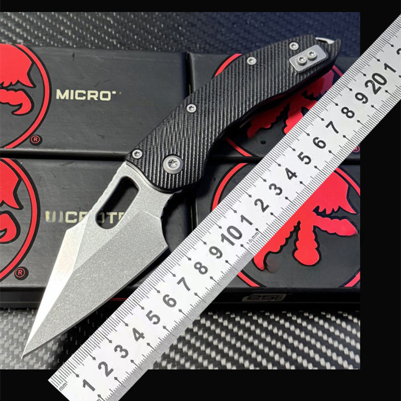 M390MK Folding Knife Titanium/CF/G10 Handle Outdoor Camping Hunting Survival EDC Pocket Tool