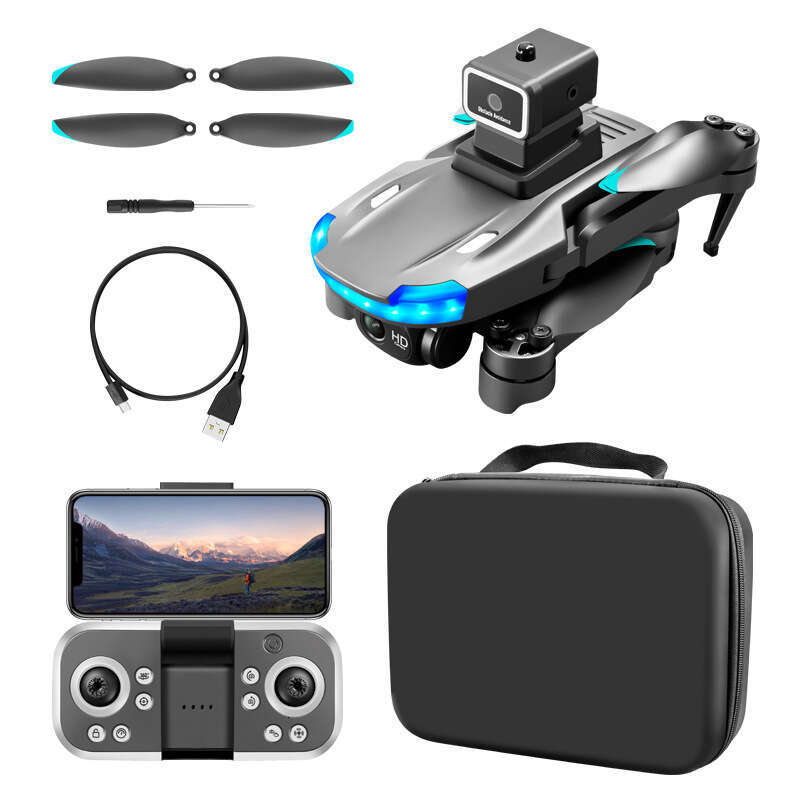 S138 Brushless Foldable Drone 4 Sides Obstacle Avoidance Optical Flow Positioning High Speed Windproof 4K HD Aerial Photography Mini Quadcopter Kids R