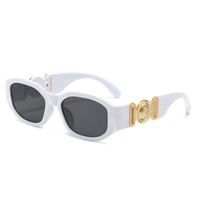 New Fashion Polygonal Designer Sunglasses Small Square Frame Cat Eye Sports Eyewear For Men Women Outdoor Cycling Driving Camping Beach UV Protection 