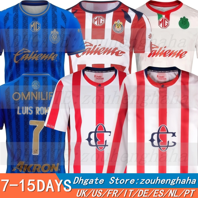 25 26 Chivas 120th Anniversary jersey de Guadalajara soccer jerseys 2025 2026 HORMIGA ALVARADO ALVAREZ LUIS Home Away Third Player Fans Football Shirts kit Men S-4XL