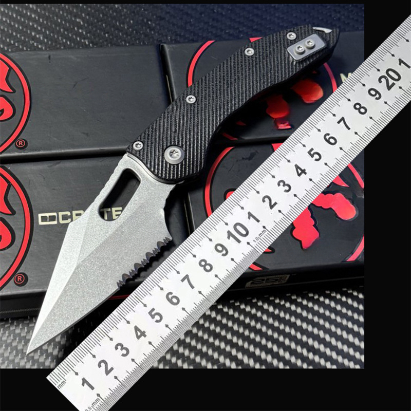M390MK Folding Knife Titanium/CF/G10 Handle Outdoor Camping Hunting Survival EDC Pocket Tool