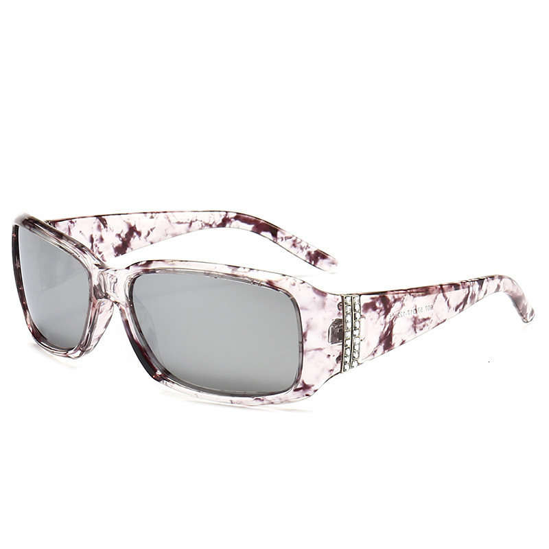 Fashion Diamond Inlaid Designer Sunglasses Women Sunscreen Polarized Retro Trendy Luxury All Match Outdoor Street Shooting Wholesale Sun Shade Glasses