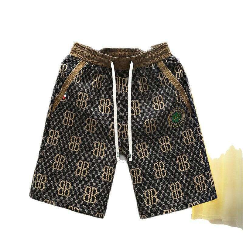 Designer 2026 Summer Ice Silk Casual Shorts Luxury For Men, Trendy Sports Basketball Pants, Loose Cool Five-point Beach Pants Free Shipping