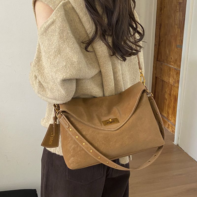 Vintage underarm bag for women, new cross-border style, autumn-winter lightweight luxury, niche fashion, single shoulder crossbody bag. Free shipping. - view 5