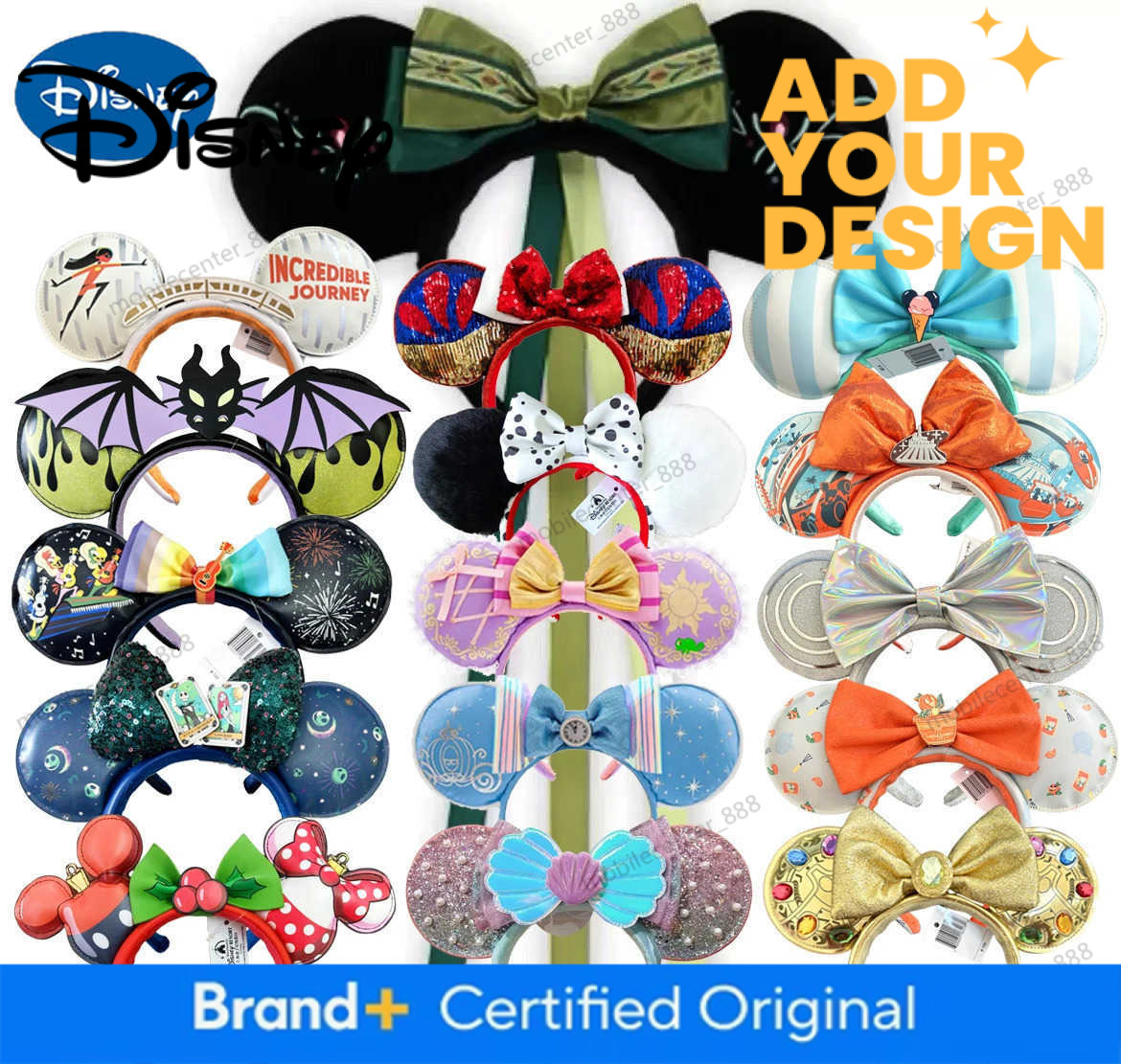 DISNEY PRINCESS Mickey Mouse Ears Headband 2025 Loungefly Halloween Fright Night Headwear for Adults Kids Holiday Hairband