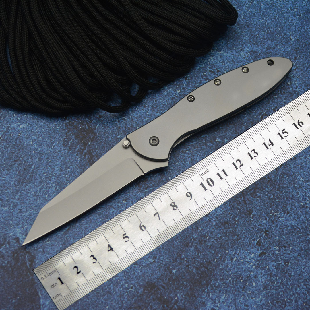 KS LEEK 1660 Folding Knife 8Cr13Mov Blade 420 Steel Handle Essential for Picnics Bread Cutter Sharp Fruit Knife Men's Gifts