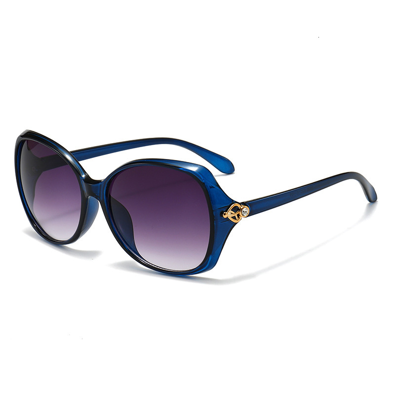 Retro Leopard Print Large Frame Designer Sunglasses Luxury Trendy Brand Sun Shading And UV Protection For Women Outdoor Sports And Cycling Glasses