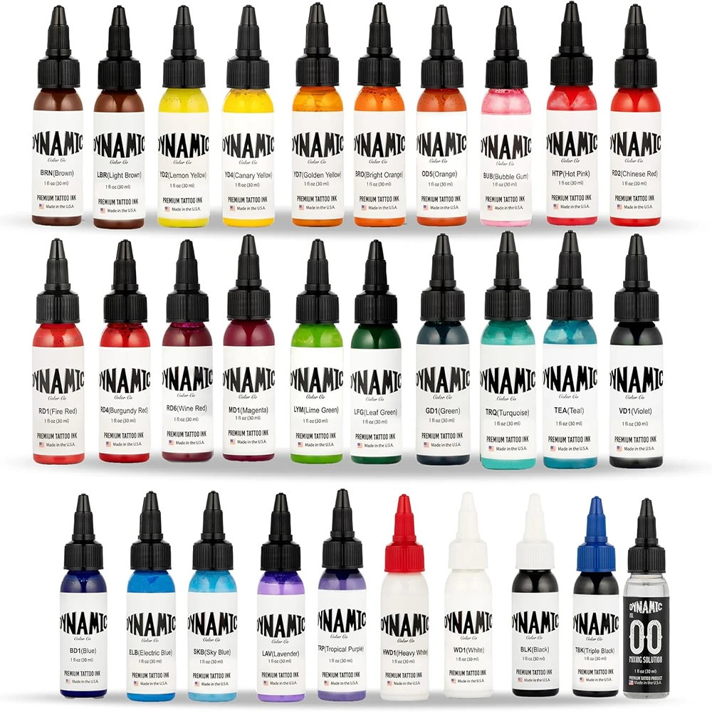 31 Colore 30ML Pigmento Di Inchiostro Per Tatuaggio Originale Nero Inchiostro P…
