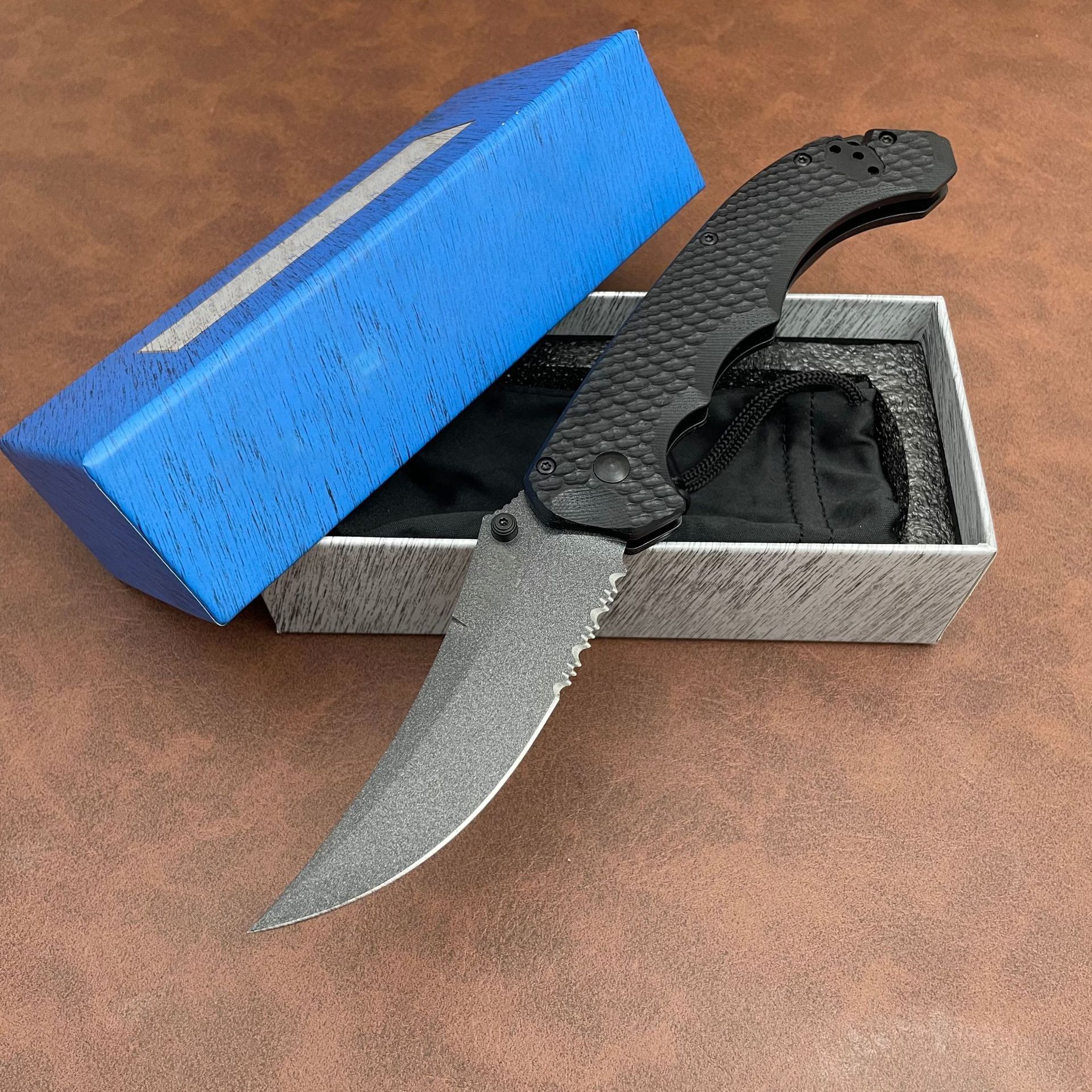 BM865 Mini Bedlam Best Foam Carbon Fiber / G10 Washers Folding Pocket EDC Tool Camping Hunt Mark S90V Blade Outdoors Knife