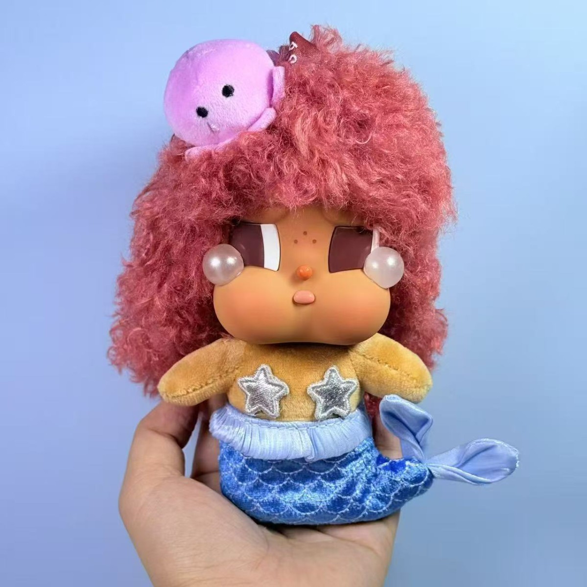 CRYBABY Vacation Mode On Series Vinyl Doll Blind Box Mystery Box Toy Kawaii Ornaments Figurines Home Desktop Model Gift QIAOWANTONG