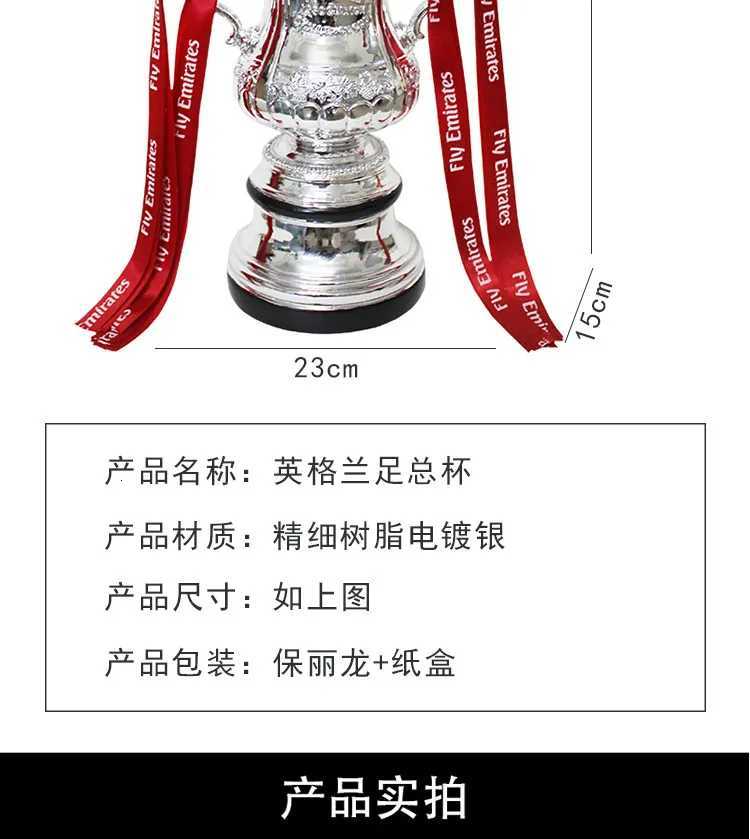 Football Trophy Replica 2020 - Souvenir Cups Awards for Fan Collection Gifting X260504