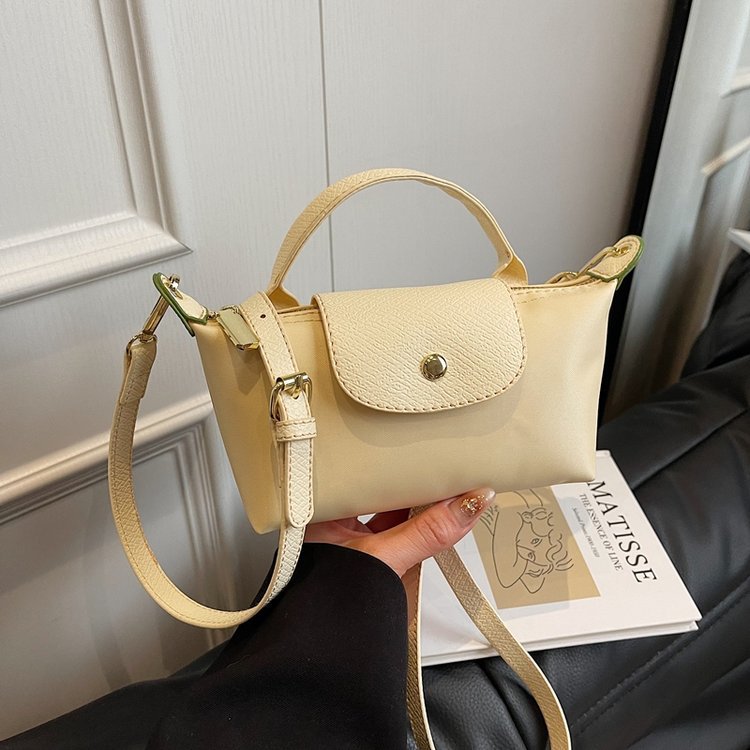 free shipping 2026 Spring New Fashion Mini Bag for Women, Hot Sale Top Handle Simple Dumpling Purse, Versatile Shoulder & Crossbody Handbag