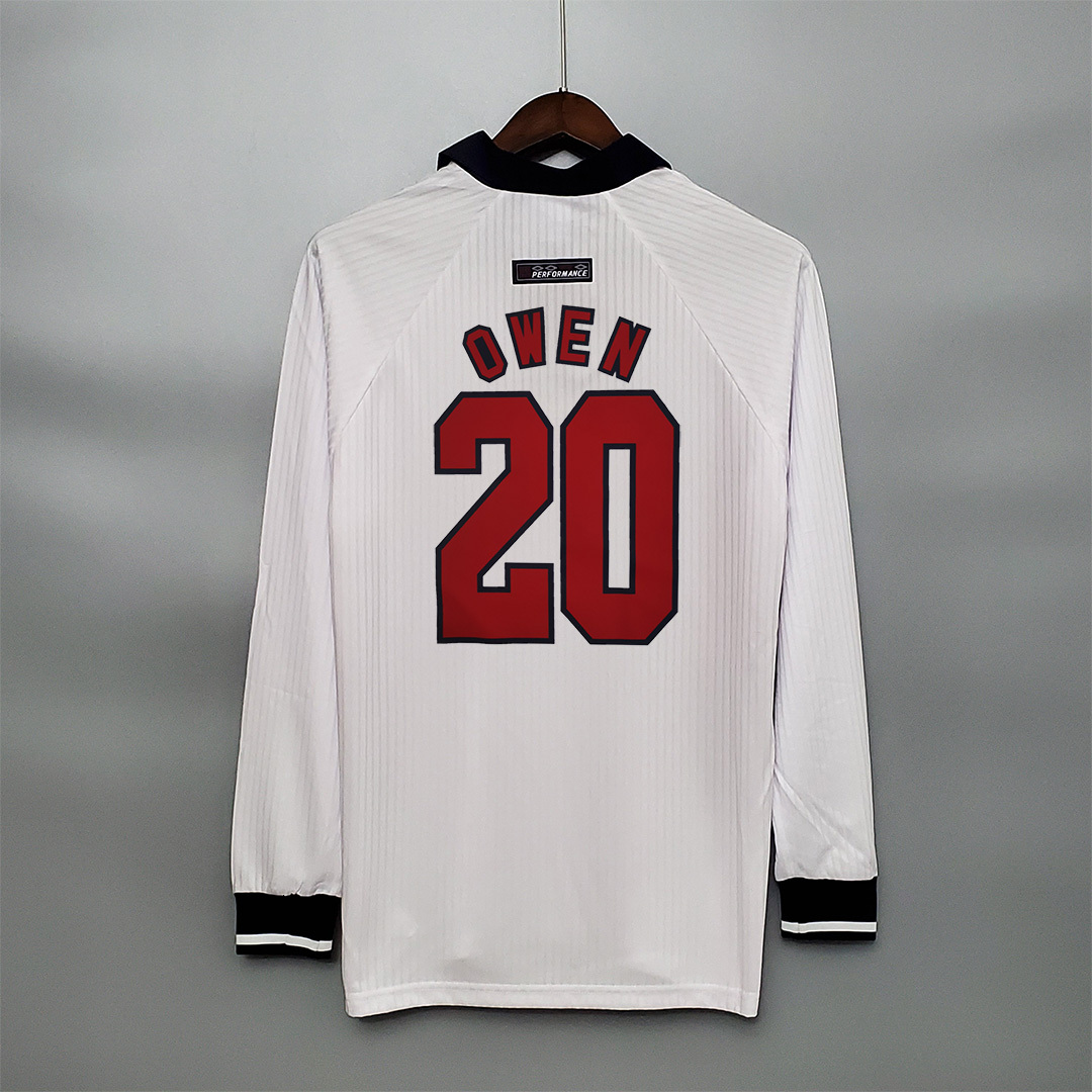 1966 1984 1990 England Retro jersey 1998 2002 2006 soccer jerseys GASCOIGNE OWEN GERRARD BARNES SCHOLES FOWLER ROBSON Vintage football shirt 2008 2012