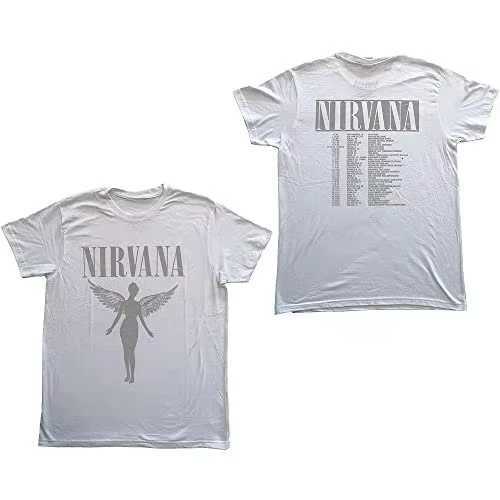 Nirvana in Utero Album Mens T-shirt Licensed Is for BoTH Men and Women Top Y2k 2026 SummerT260504