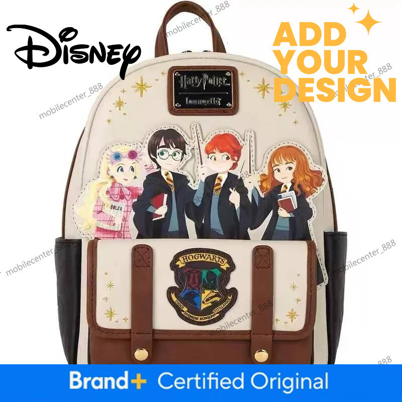 Designer Disney Loungefly Harries Cosplay Backpack Pottered Womens Double Strap Shoulder Bag Purse Mini Backpack Luxury