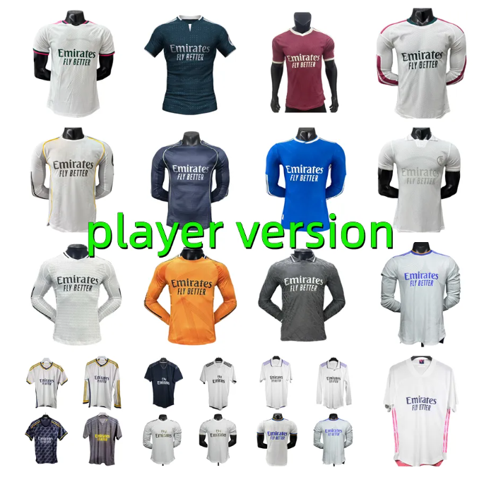 2026 2027 Reals Madrid BELLINGHAM MBAPPE soccer jersey Ronaldo 18 19 20 21 22 23 24 25 26 27 VALVERDE VINI JR Arda Guler MODRIC football shirts long sleeve Player version