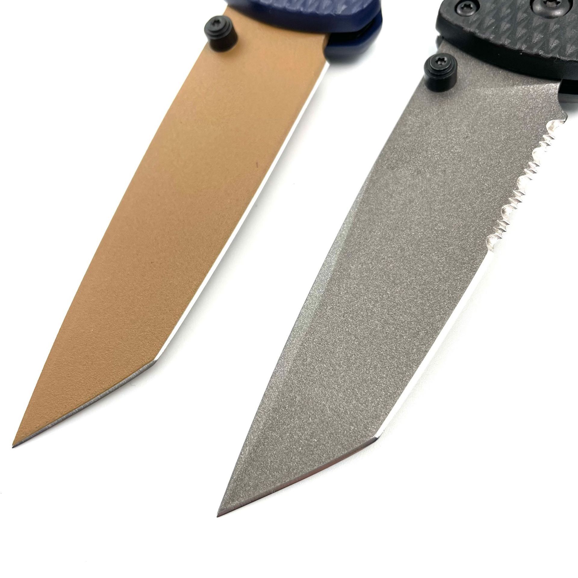 BM537 Bailout BM Knife Self Defense Pocket Knives Outdoor EDC Survival Flipper Folding Knife Camping Hunting Tool Nylon Handle