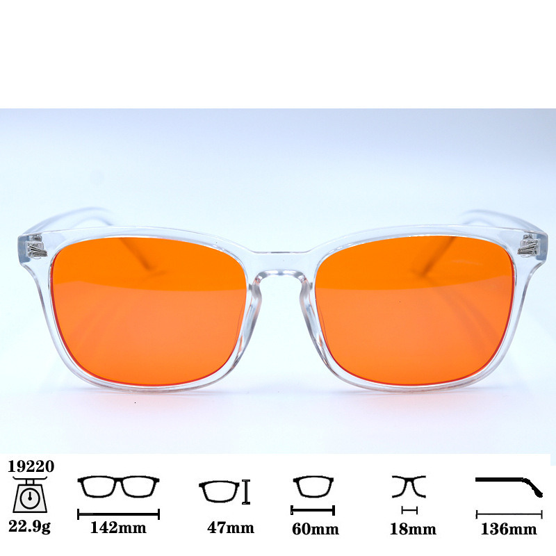 Red Frame Sleep Glasses, Anti-Blue Light & UV Protection Glasses with Rivet Detail, Fashion Anti-Radiation Computer Glasses, Comfortable Lightweight E