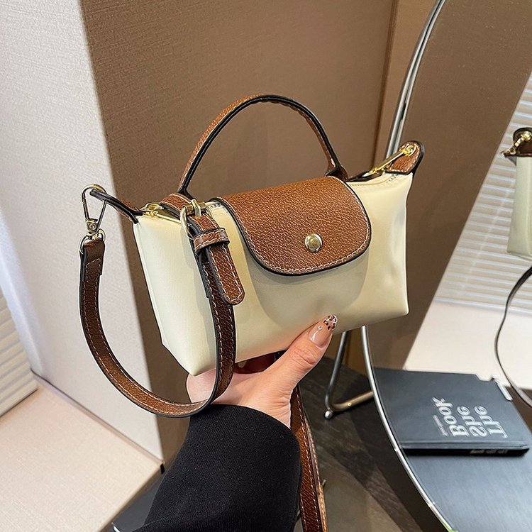 free shipping 2026 Spring New Fashion Mini Bag for Women, Hot Sale Top Handle Simple Dumpling Purse, Versatile Shoulder & Crossbody Handbag
