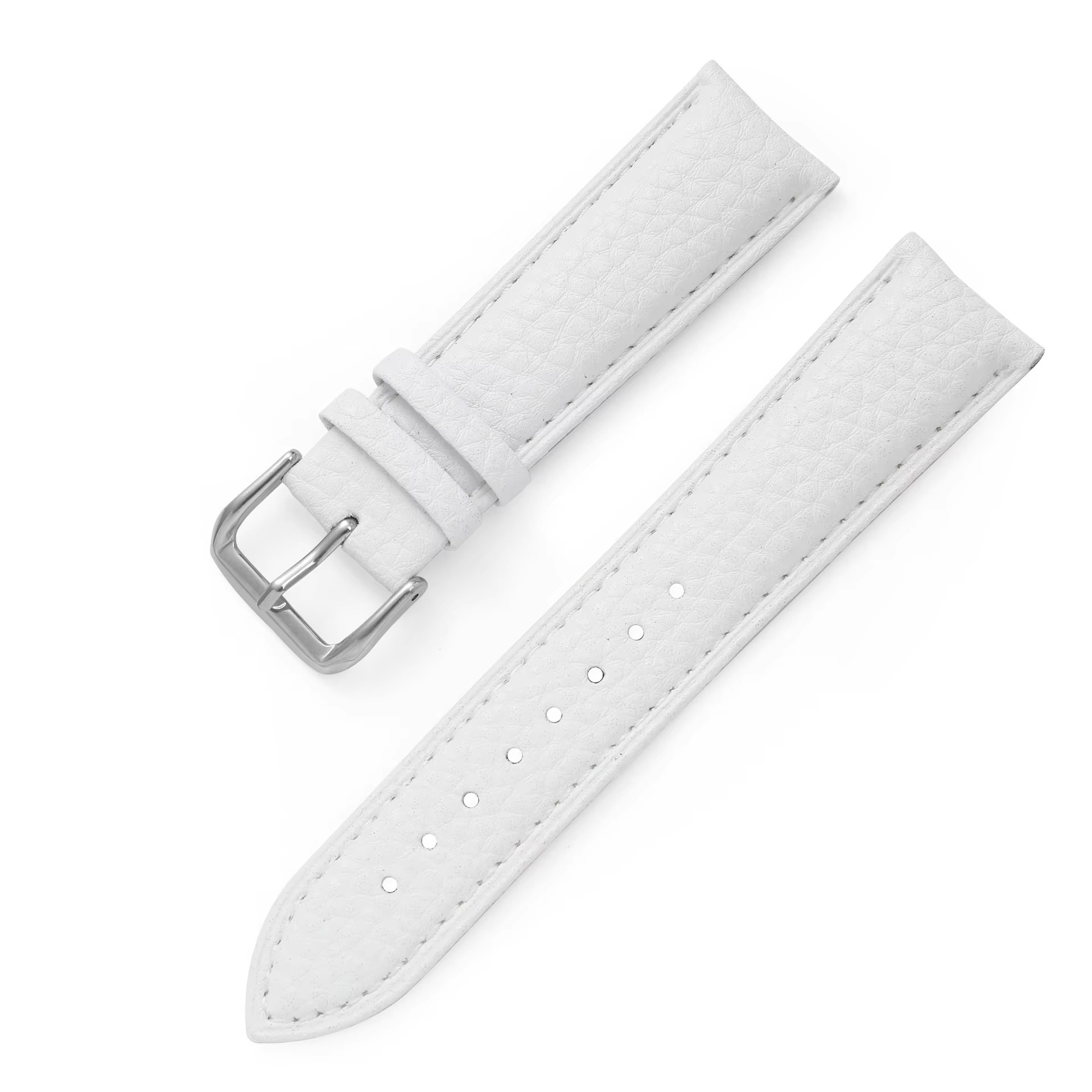 High-quality leather watch strap lychee grain universal replacement watch band for men and women Versatile 18mm to 22mm Widths