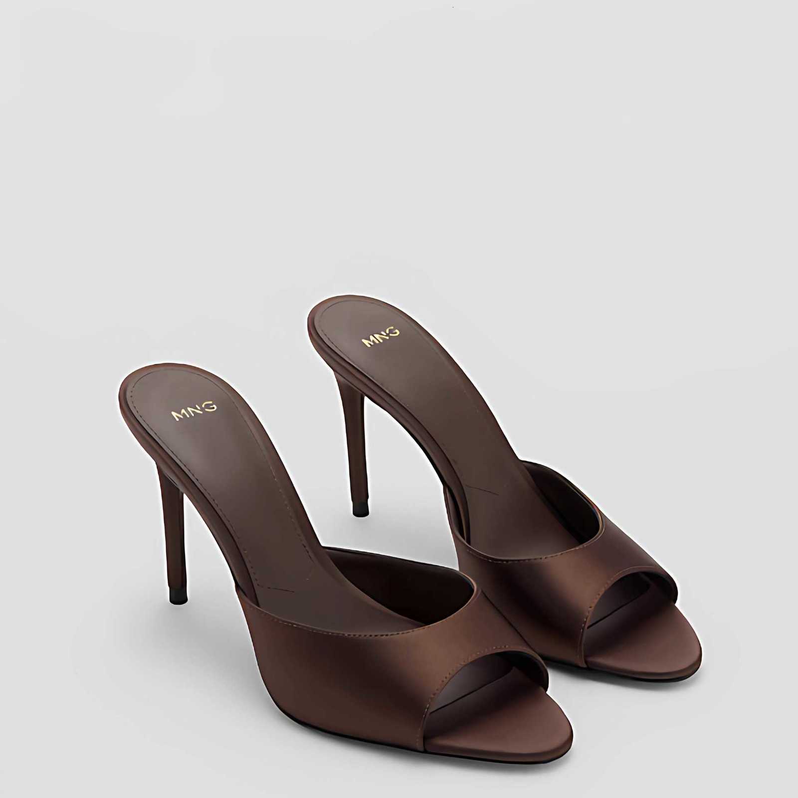 with box Sandals Designer Luxury Classic Spain new summer womens shoes pointed-toe open-toe sandals backless high-heeled stilettos for women X260504