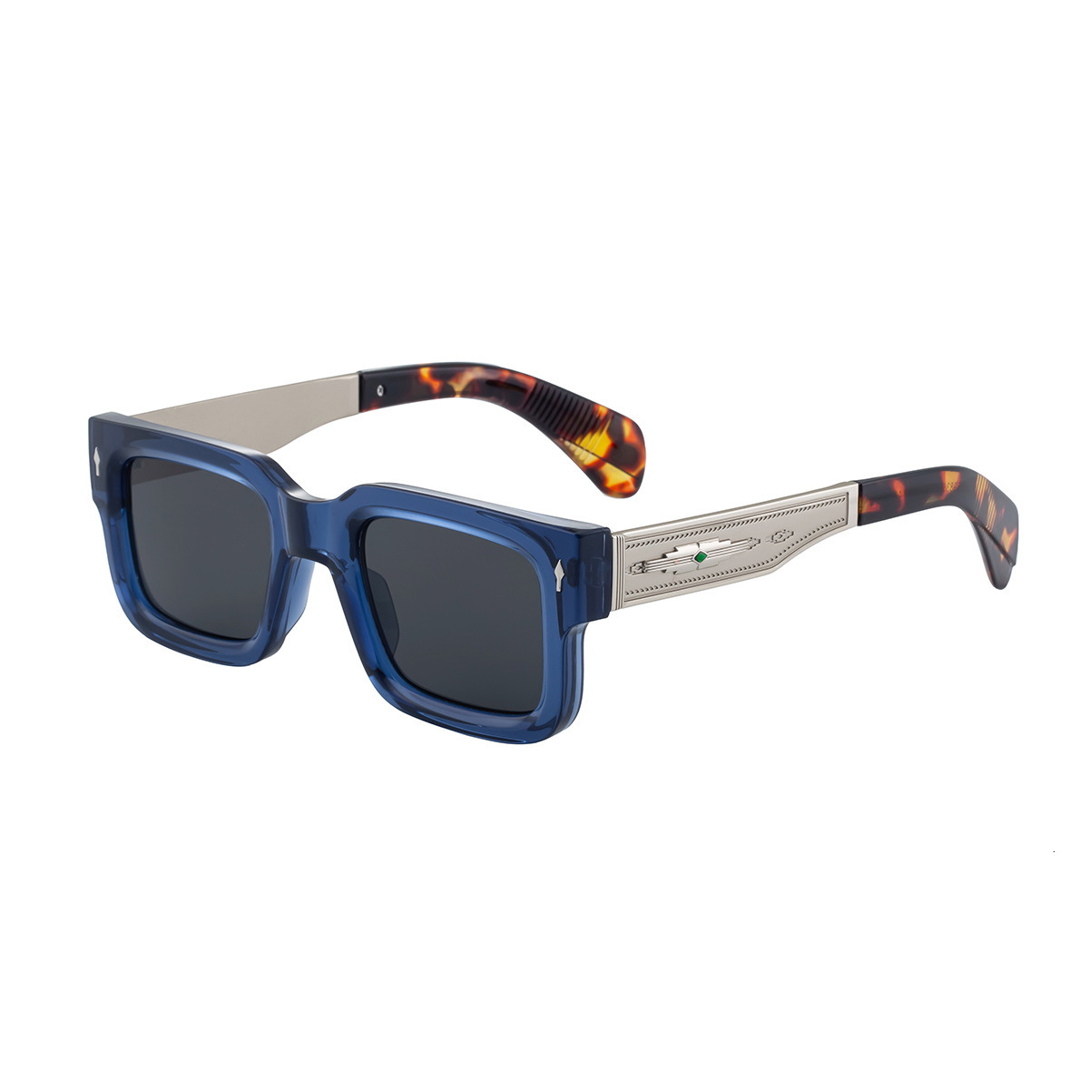 2026 New Designer Sunglasses Luxury Fashion High End Square Frame Retro High End Sunscreen Men's Outdoor Sports Cycling Goggles Trendy Brand Men& - view 8