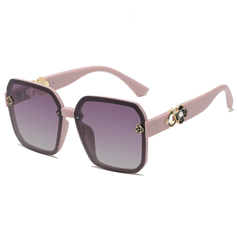 Designer Sunglasses Largeframe sunglasses for women new summer model UV protection highend polarized sunglasses trendy Luxury brand sunglasses