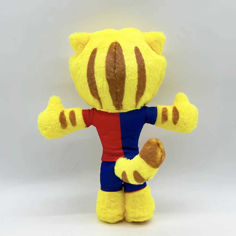 Mascot of Barcelona Football Plush Doll Cat Plushies Collection Souvenir Stuffed Toys Kids Child Boys Girls Birthday Gifts X260504
