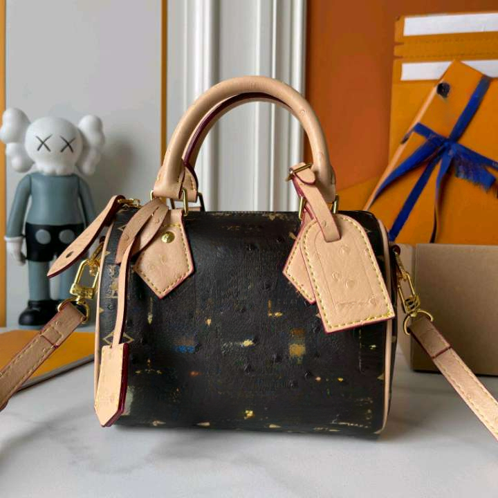 women Totes Ostrich pattern p9 20 Designe Luxury Boston Bag yellow leather 16 Handbag Shoulder Bag Top quality Handbag Bag Crossbody Pouch Purse trunk 20 25