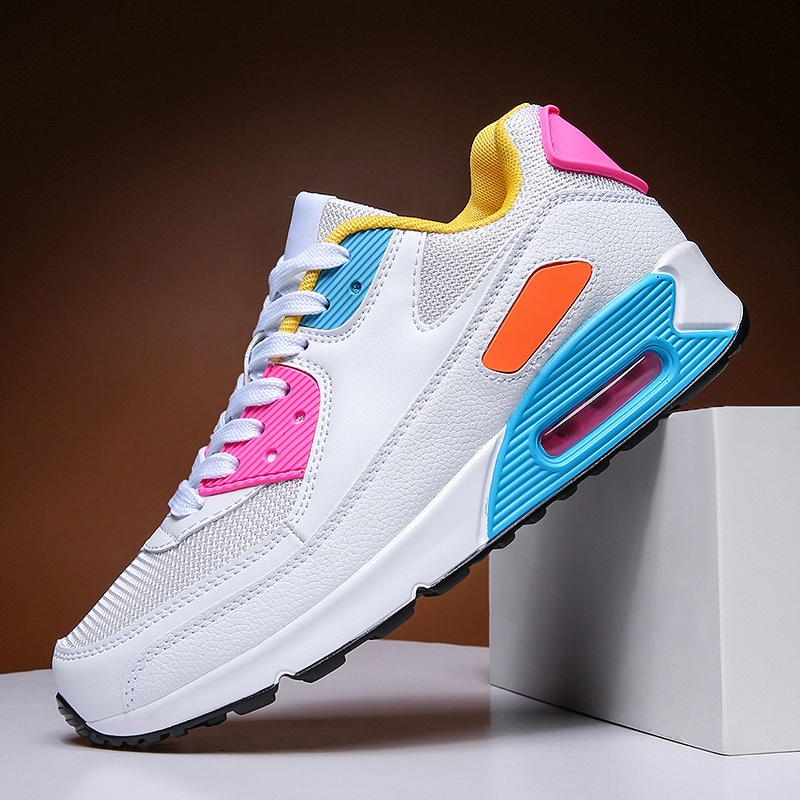 2026 New Men's Color Block Air Cushion Sneakers Lightweight Breathable Casual Sports Running Shoes Free shipping