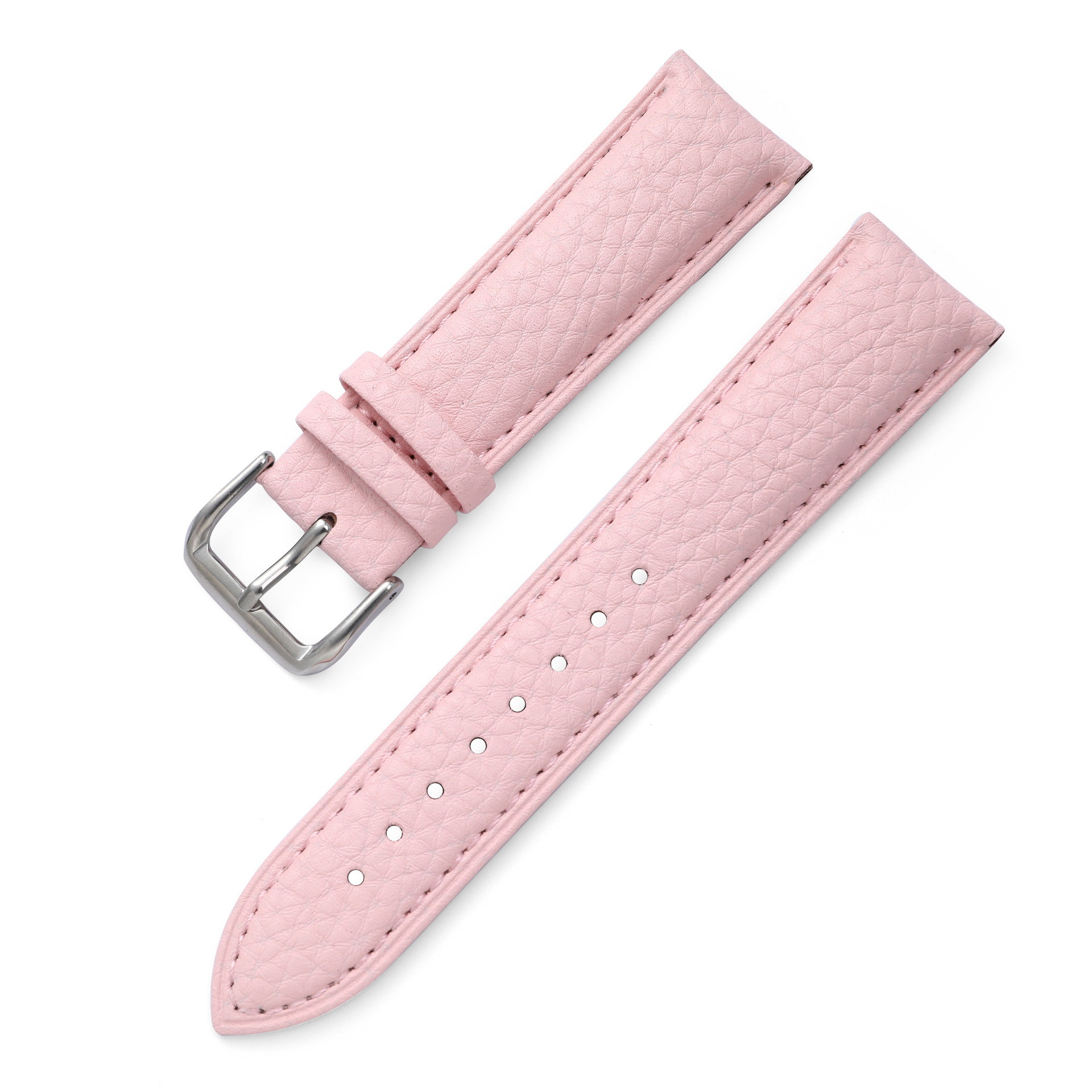 High-quality leather watch strap lychee grain universal replacement watch band for men and women Versatile 18mm to 22mm Widths