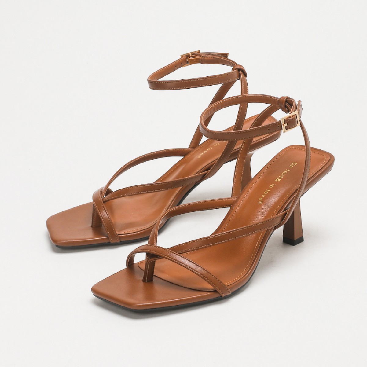 Free shipping new hot selling women's sandals, square flip flops, high heels, lace up party shoes