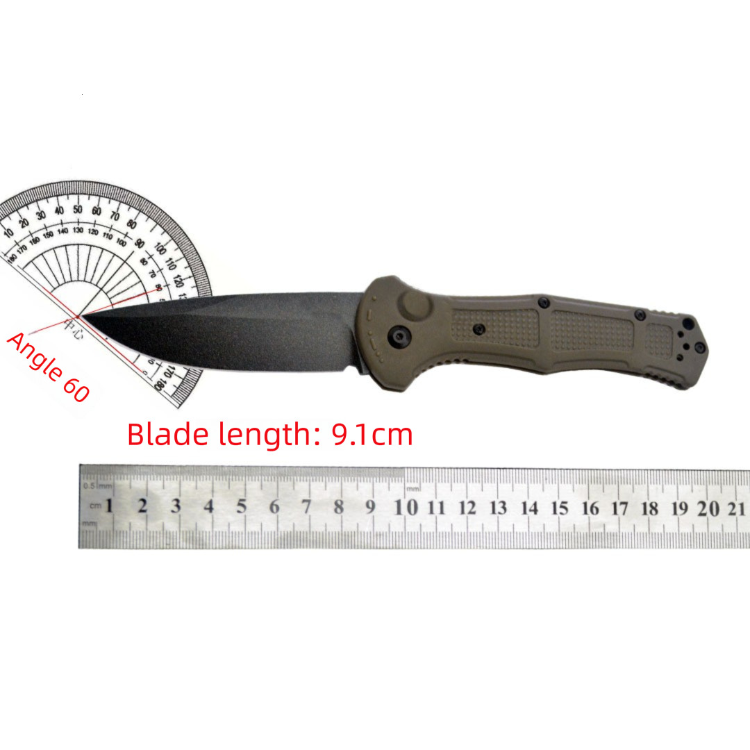 New 9070 Small Folding Knife EDC Camping Hiking Tools High Quality D2 Blade Nylon Fiber Handle Outdoor Pocket Knife