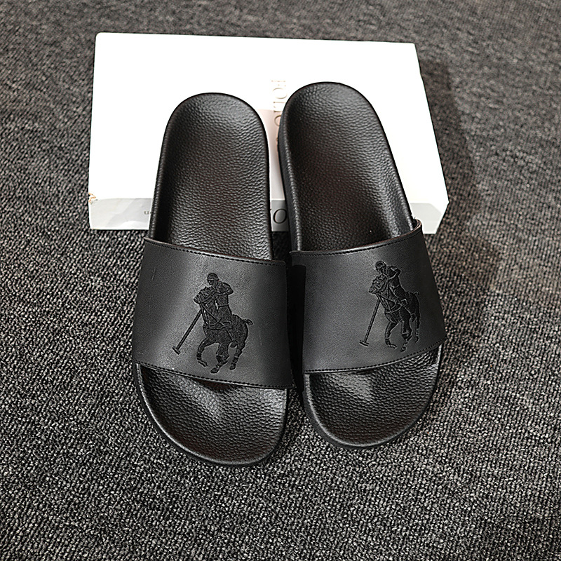 designer slippers 2026 Men's Hot Sale Outdoor Flip Flops, Casual Embroidered Fashion One-Strap Slides, Anti-Slip Wear-Resistant Summer Sandals