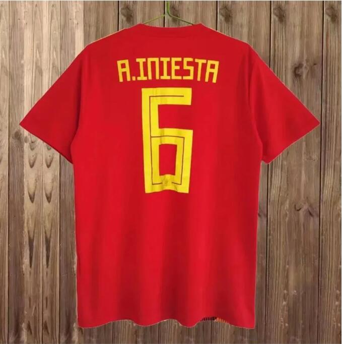final 1998 SpainS retro jersey 1996 1994 RAUL XAVI Hierro LUIS ENSRIQUE ALONSO Iniesta PUYOL PIQUE David Villa TORRES 2008 2012 2002 Guerrero Guardiol