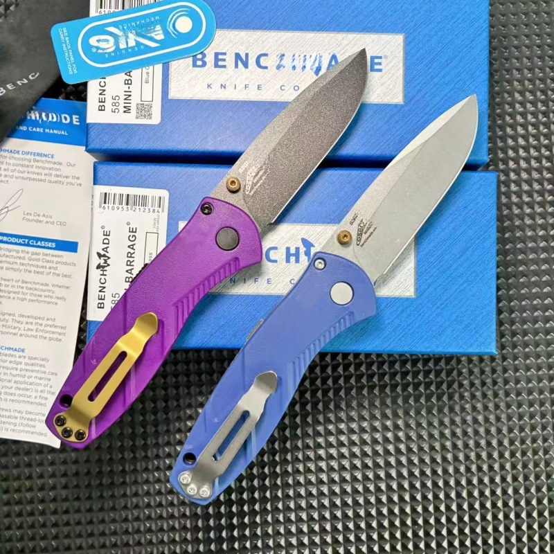BM585 Outdoor Multifunctional Pocket Knife G10 Tactical Self-Defense Outdoor Survival Camping Knife