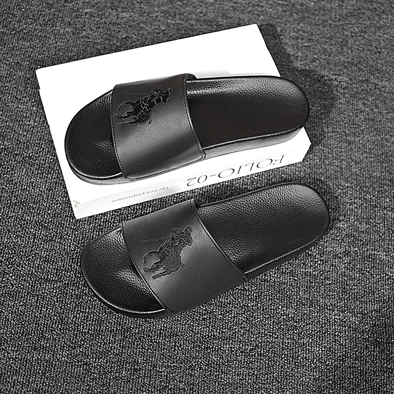 designer slippers 2026 Men's Hot Sale Outdoor Flip Flops, Casual Embroidered Fashion One-Strap Slides, Anti-Slip Wear-Resistant Summer Sandals