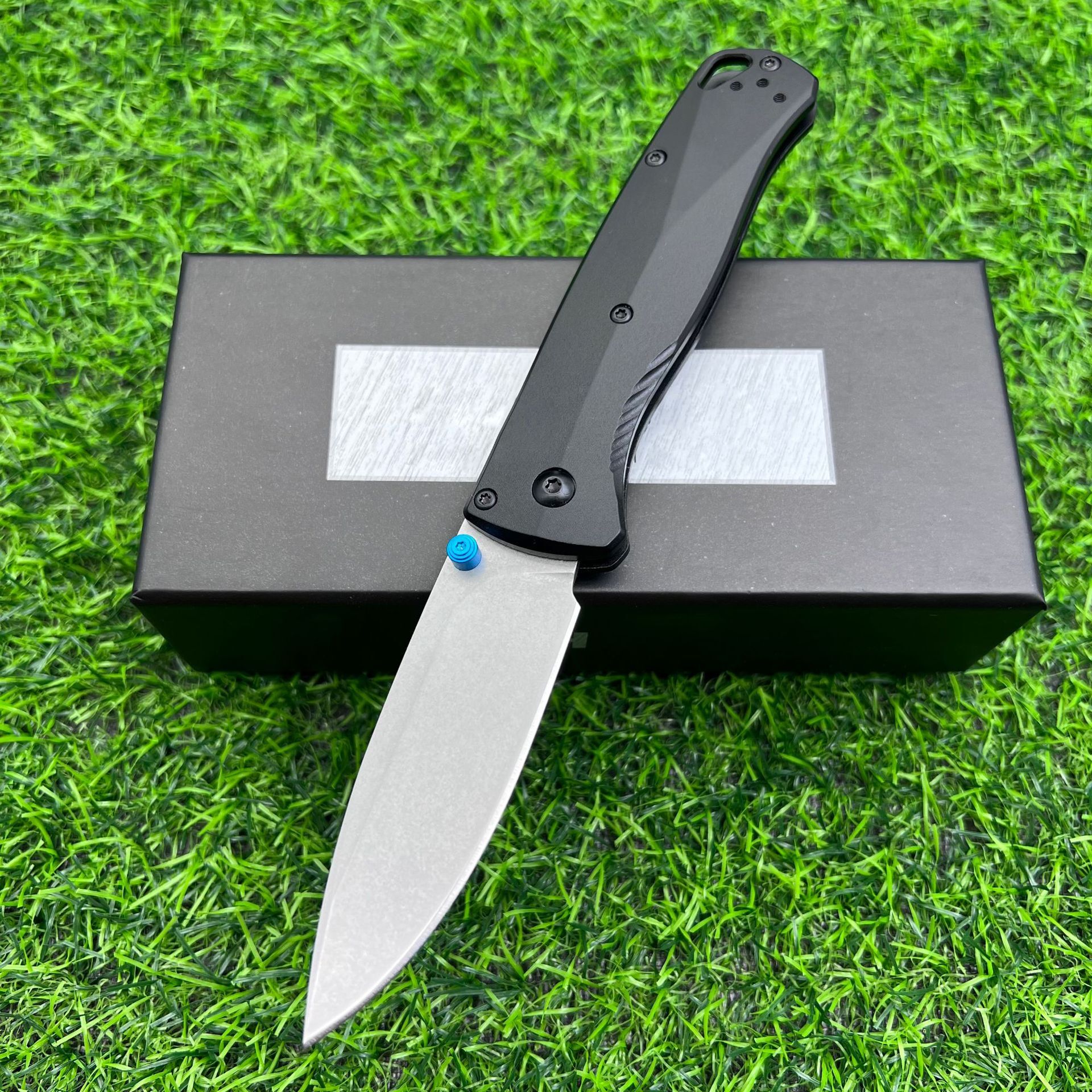 BM 535 Bugout Aluminum Handle Folding Knife D2 Hardness Blade Portable Camping Outdoor Utility Survival Knives EDC