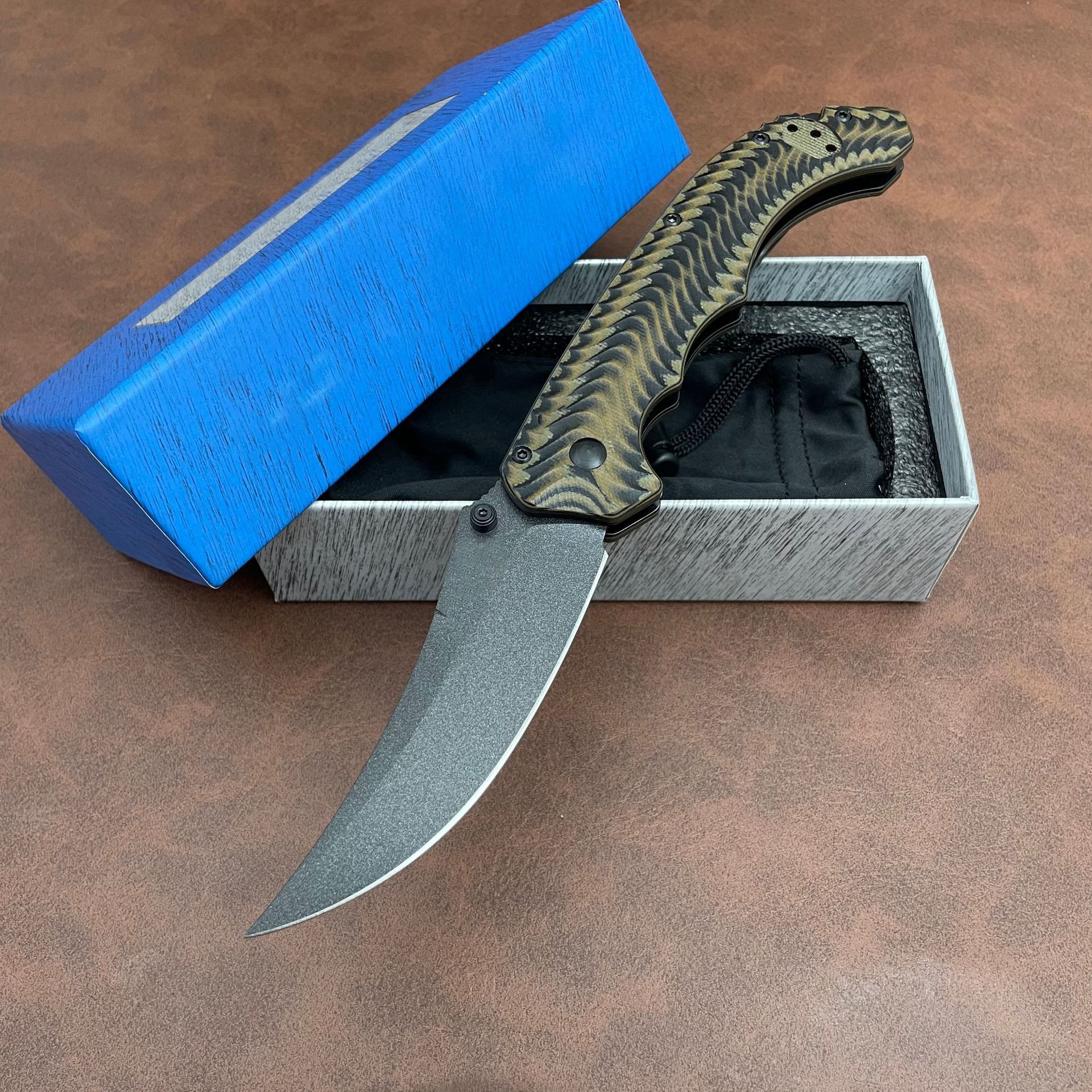 BM865 Mini Bedlam Best Foam Carbon Fiber / G10 Washers Folding Pocket EDC Tool Camping Hunt Mark S90V Blade Outdoors Knife