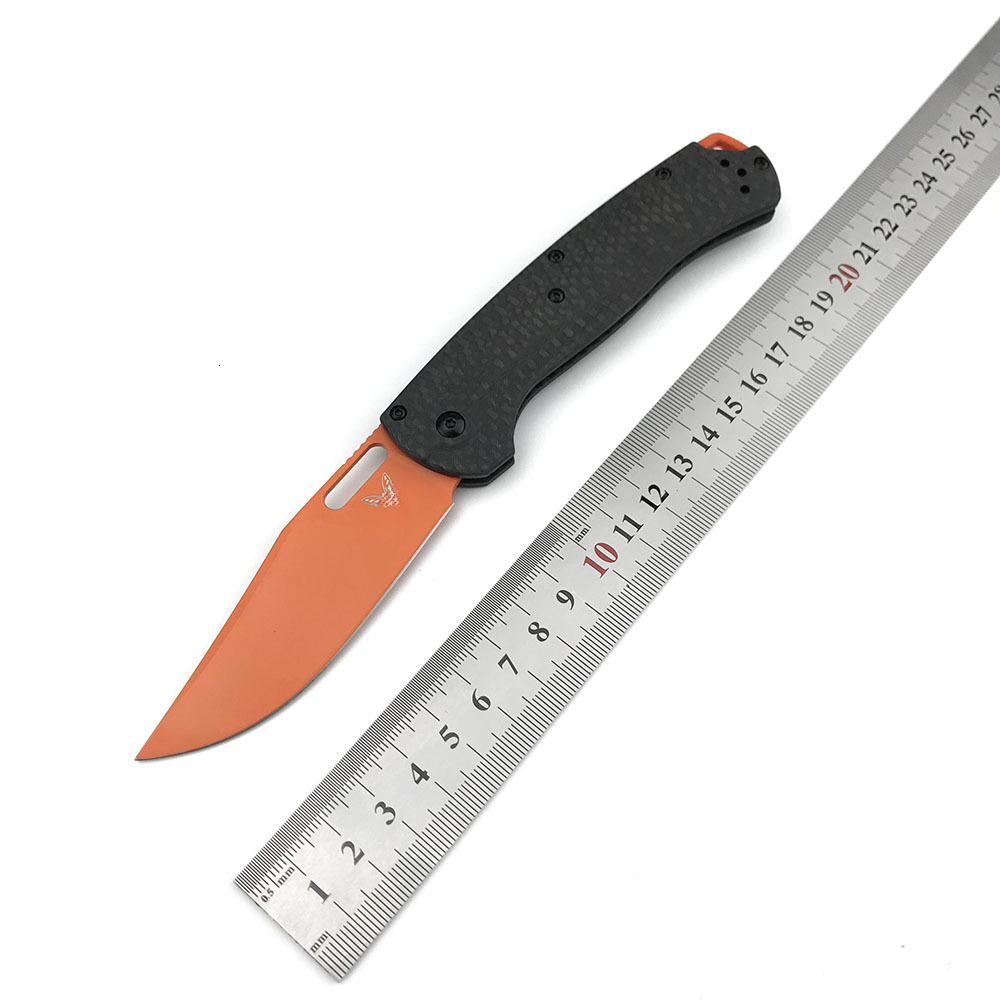 BM 15535 Folding Tactical Self Defense Pocket Knife Carbon Fiber/G10/Nylon Handle Outdoor EDC Flipper Knives Survival Hunt Knife