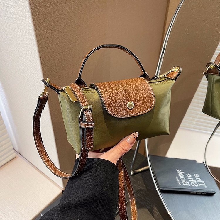 free shipping 2026 Spring New Fashion Mini Bag for Women, Hot Sale Top Handle Simple Dumpling Purse, Versatile Shoulder & Crossbody Handbag