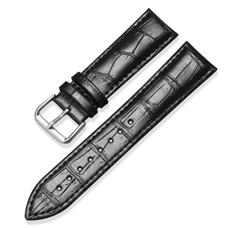 Retro High-Quality Leather Watch Strap, 12-24mm Universal Replacement Band with Metal Buckle for All Smart & Traditional Watch Brands