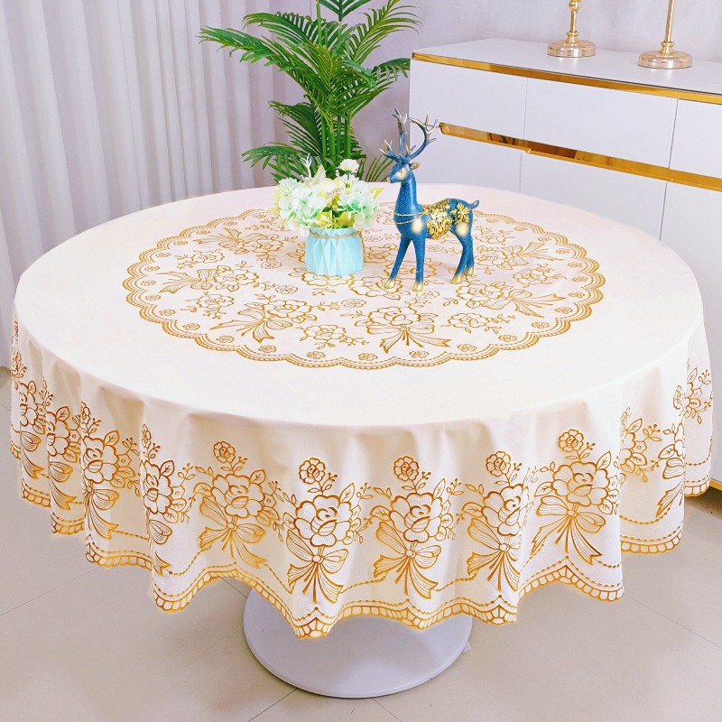 YL-38591 Custom Premium Tablecloth, Waterproof, Oil-proof, Wash-free, Rectangular Grid Tablecloth