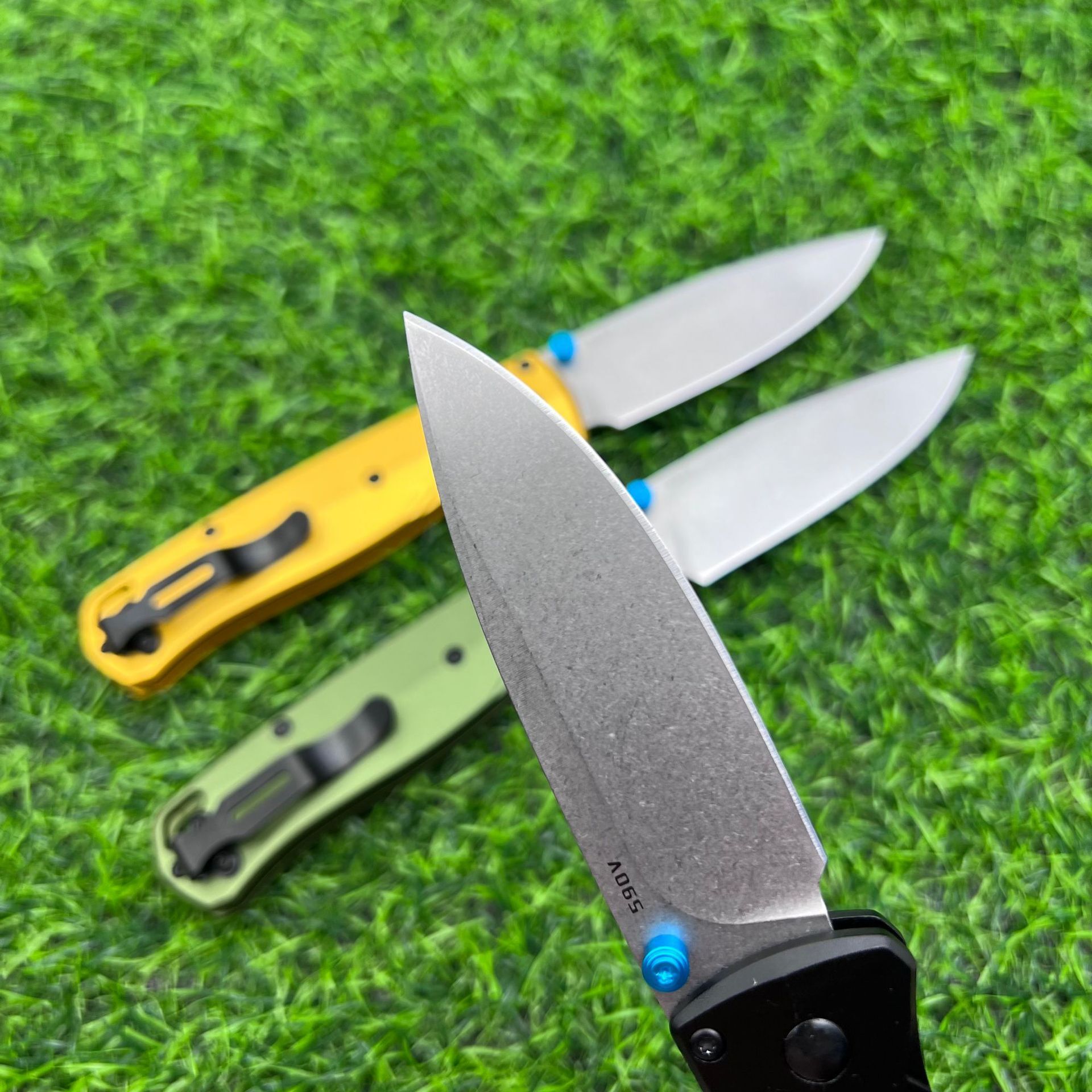 BM 535 Bugout Aluminum Handle Folding Knife D2 Hardness Blade Portable Camping Outdoor Utility Survival Knives EDC